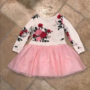 Old navy girls size 3t floral sweater tutu dress